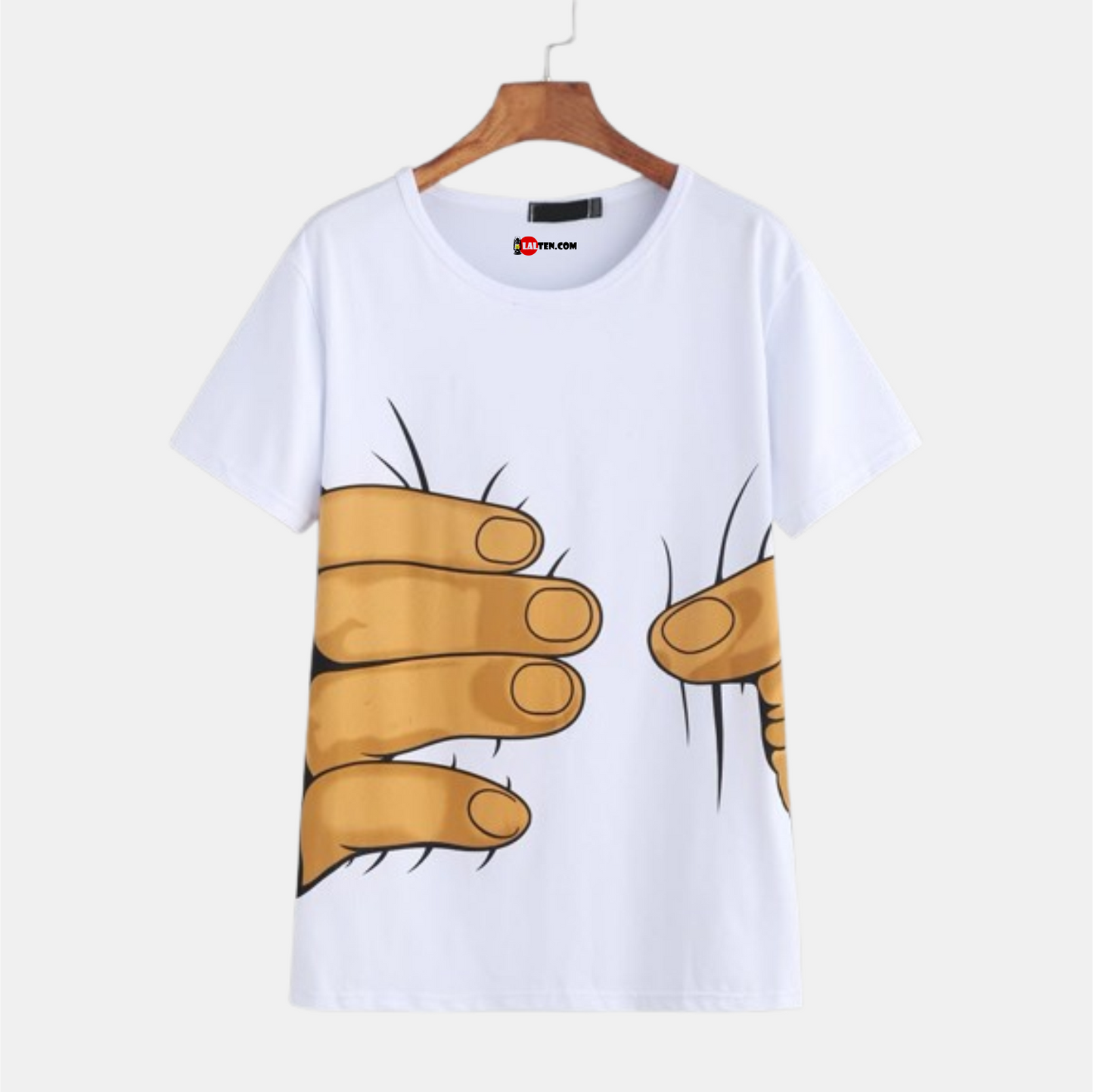White Couple Friendly Custom Printed T-Shirt – Add Your Photo, Text or Cartoon Design (Unisex)