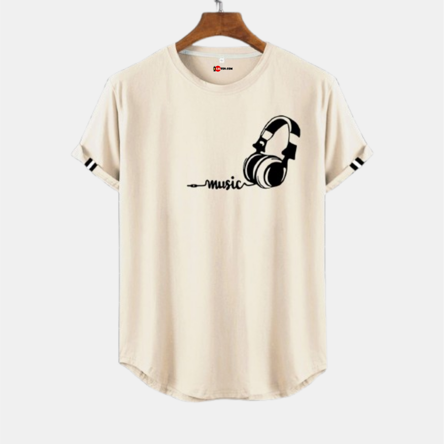 Off White Couple Friendly Custom Printed T-Shirt – Add Your Photo, Text or Cartoon Design (Unisex)